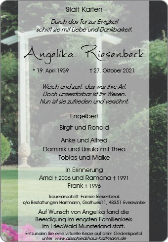 Angelika Riesenbeck