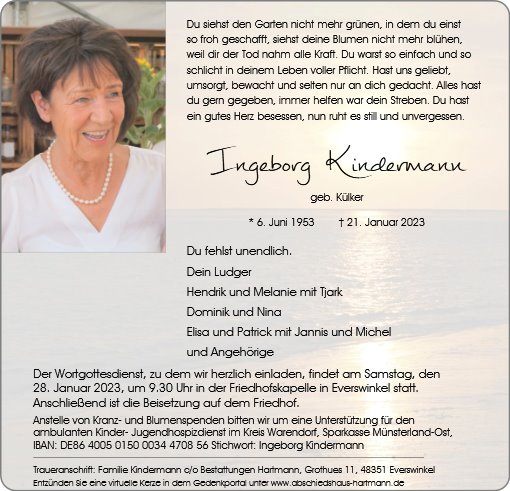 Ingeborg Kindermann
