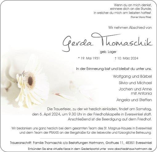 Gerda Thomaschik