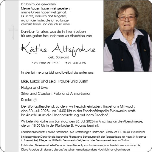 Maria Katharina Altefrohne