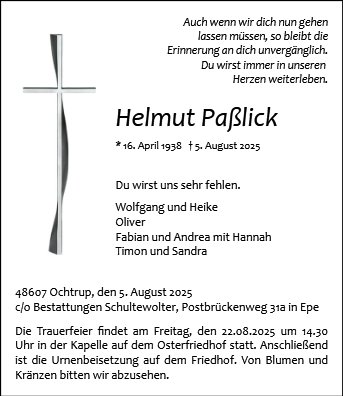 Helmut Paßlick
