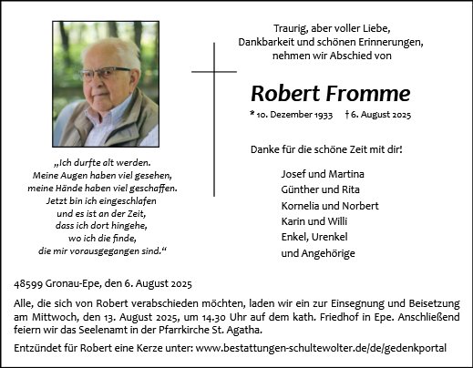 Robert Fromme