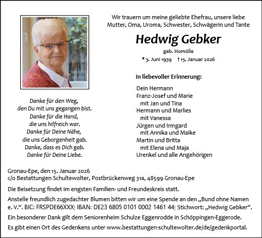 Hedwig Gebker