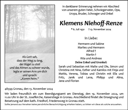 Clemens Niehoff-Renze