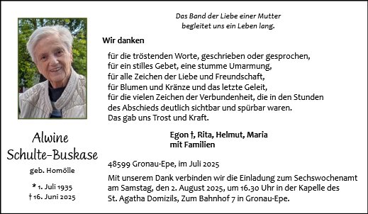Alwine Schulte-Buskase
