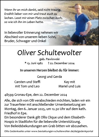 Oliver Schultewolter