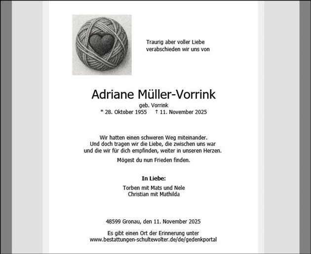 Adriane Müller-Vorrink