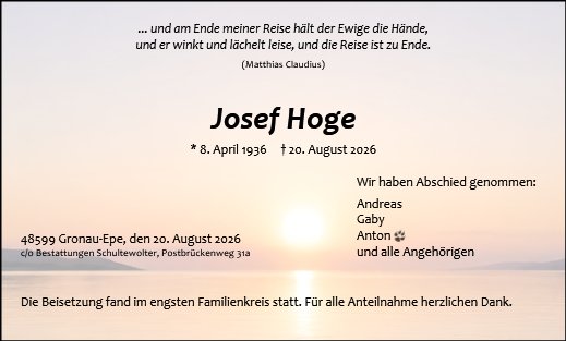 Josef Hoge