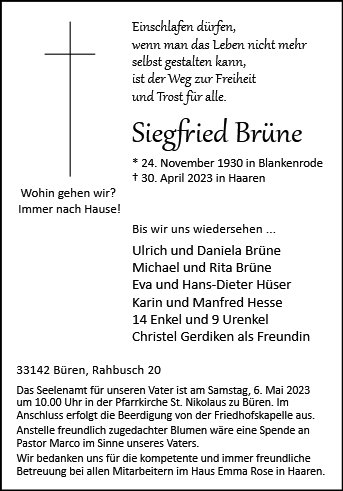 Siegfried Brüne