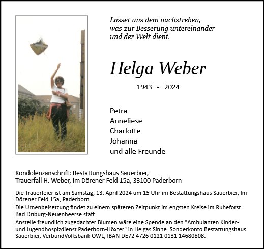 Helga Weber