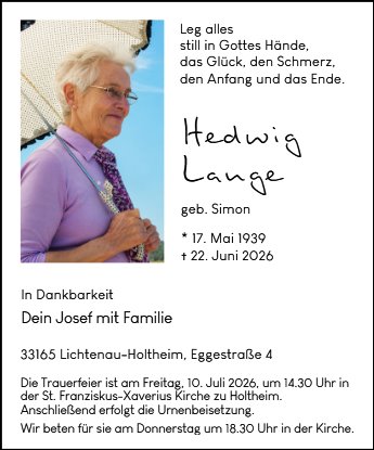 Hedwig Lange