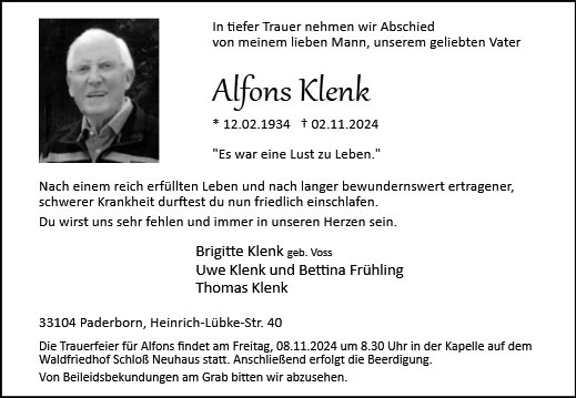 Alfons Klenk