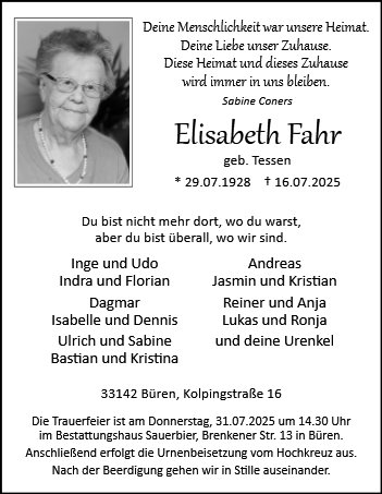 Elisabeth Fahr