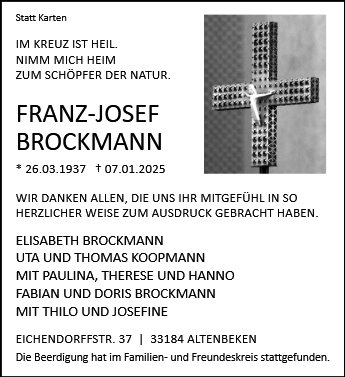 Franz-Josef Brockmann