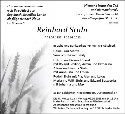 Reinhard Stuhr