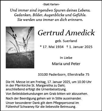 Gertrud Amedick