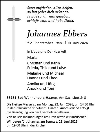 Johannes Ebbers
