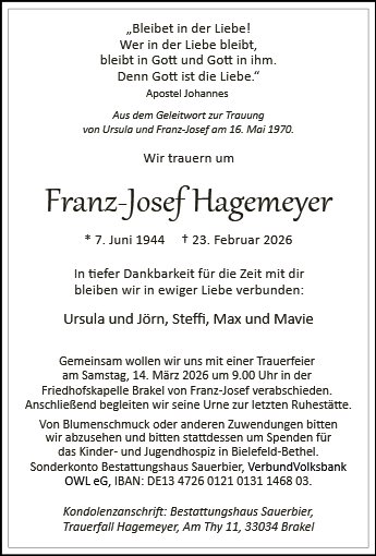 Franz Josef Hagemeyer