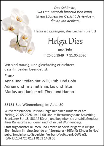 Helga Dies