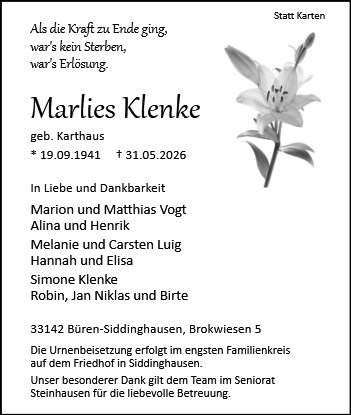 Marlies Klenke