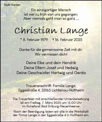 Christian Lange