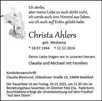 Christa Ahlers