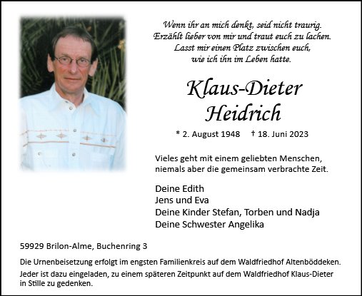 Klaus-Dieter Heidrich