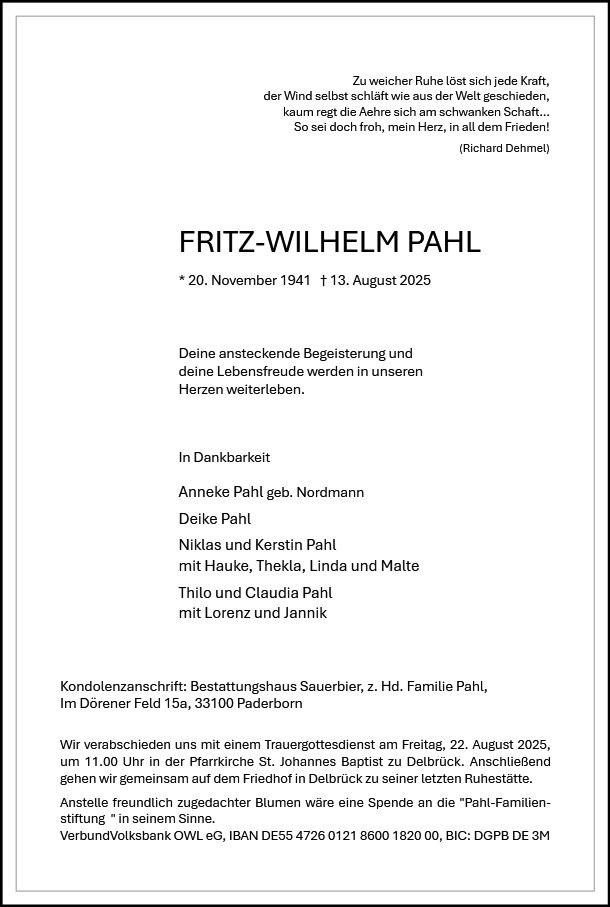 Fritz-Wilhelm Pahl