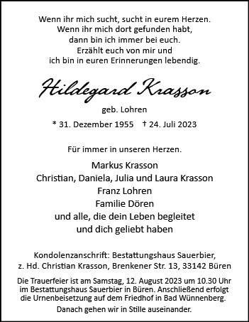 Hildegard Krasson (Lohren)
