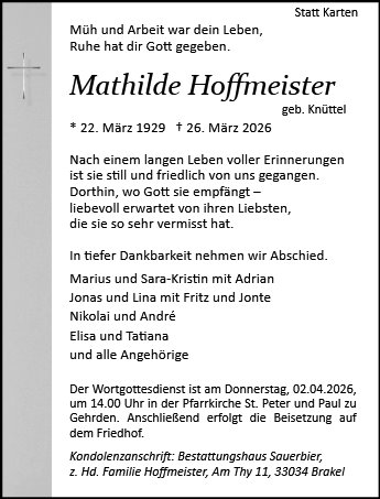Mathilde Hoffmeister