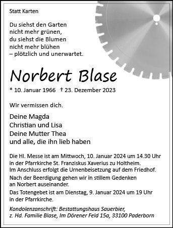 Norbert Blase