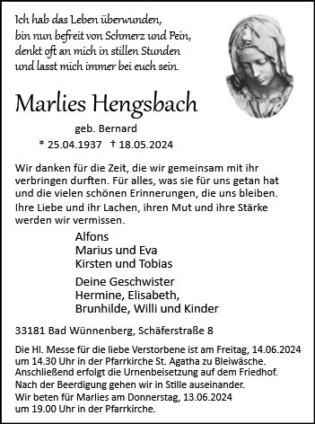 Marlies Hengsbach