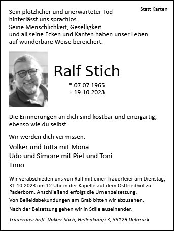 Ralf Stich