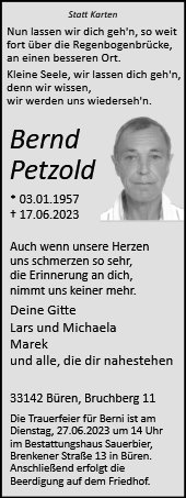 Bernd Petzold