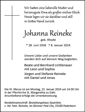 Johanna Reineke