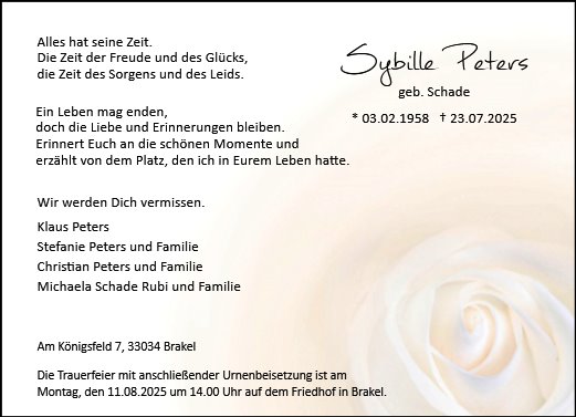 Sybille Peters