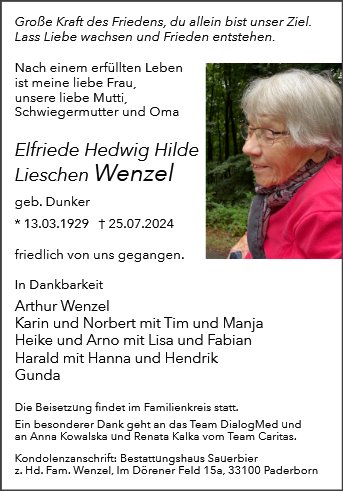 Elfriede Wenzel