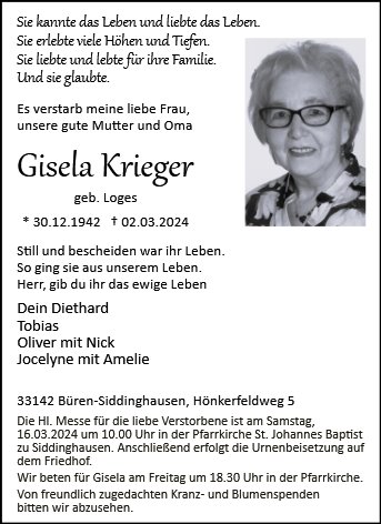 Gisela Krieger