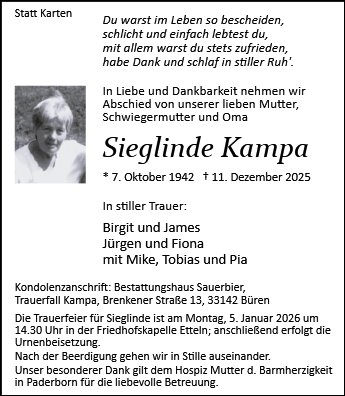 Sieglinde Kampa