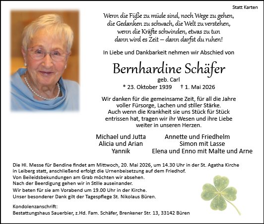 Bernhardine Schäfer