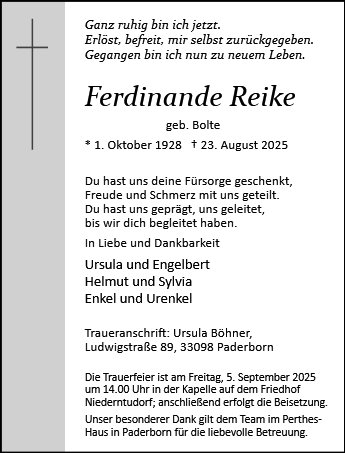 Ferdinande Reike