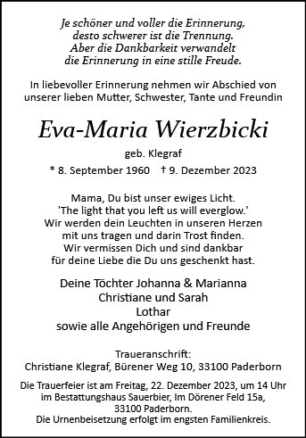 Eva-Maria Wierzbicki