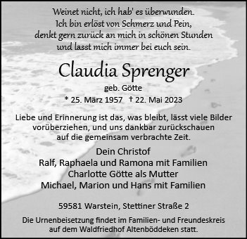 Claudia Sprenger