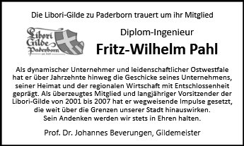 Fritz-Wilhelm Pahl