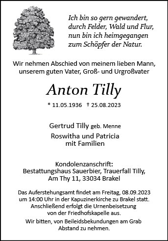 Anton Franz Tilly