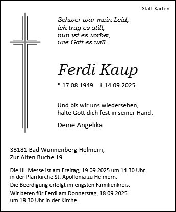 Ferdinand Kaup