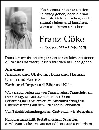 Franz Göke