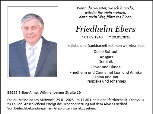 Friedhelm Ebers