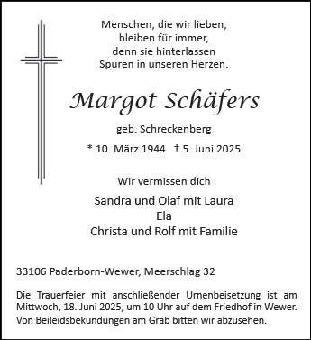 Margot Schäfers