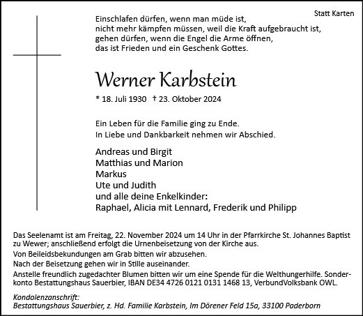 Werner Karbstein